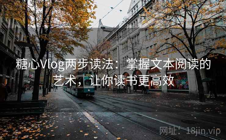 糖心Vlog两步读法：掌握文本阅读的艺术，让你读书更高效